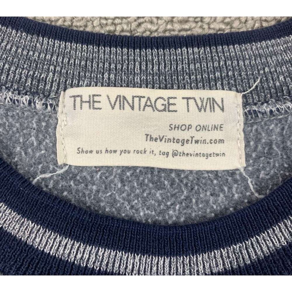 The Vintage Twin Graphic Sweatshirt Medium American Farmer Crewneck Real Vintage - Picture 4 of 8